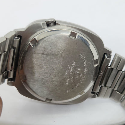 Vintage 1980 Original Seiko 5 Automatic 7009-5150 Black face 17 Jewels Day-Date Japanese Men's Wrist Watch OG113