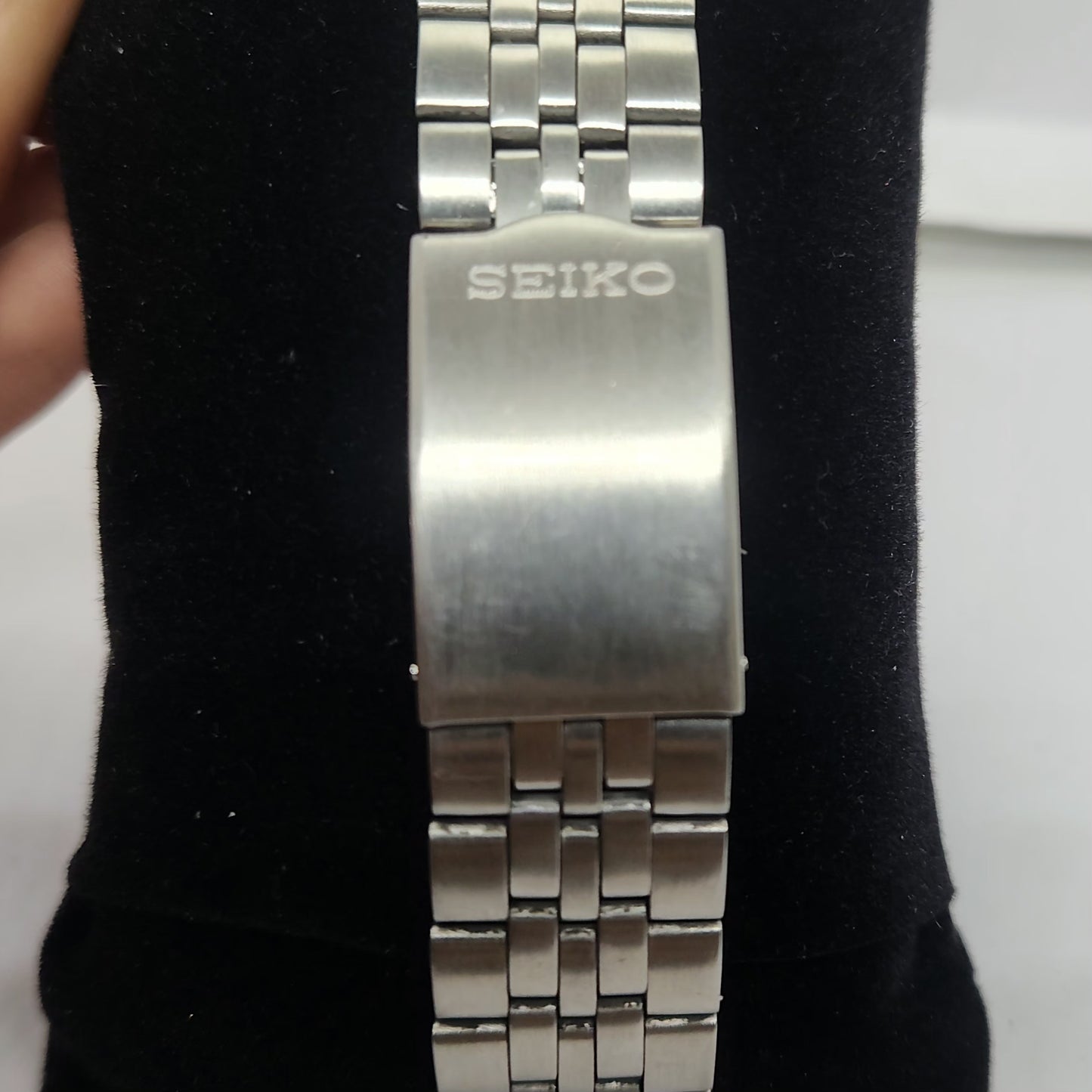 Vintage 1980 Original Seiko 5 Automatic 7009-207J Grey face 17 Jewels Day-Date Japanese Men's Wrist Watch OG114