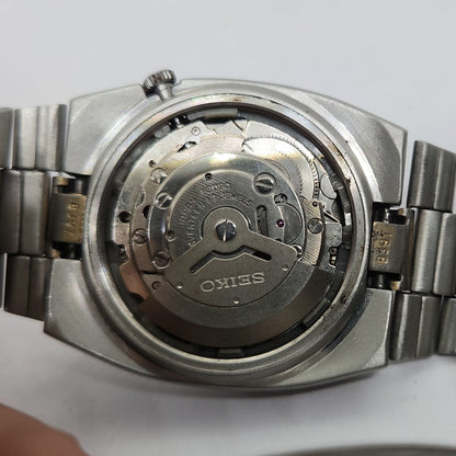 Vintage 1980 Original Seiko 5 Automatic 6309-546B Blue face 17 Jewels Day-Date Japanese Men's Wrist Watch OG115