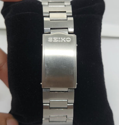 Vintage 1980 Original Seiko 5 Automatic 7019-7370 Black face 21 Jewels Day-Date Japanese Men's Wrist Watch OG117