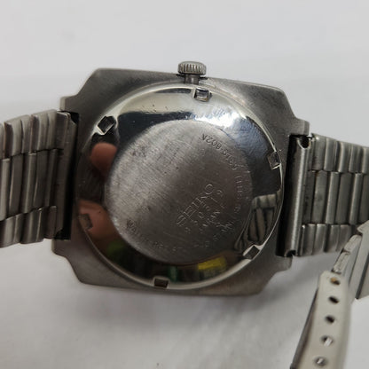 Vintage 1980 Original Seiko 5 Automatic 6319-602A Blue face 21 Jewels Day-Date Japanese Men's Wrist Watch OG127