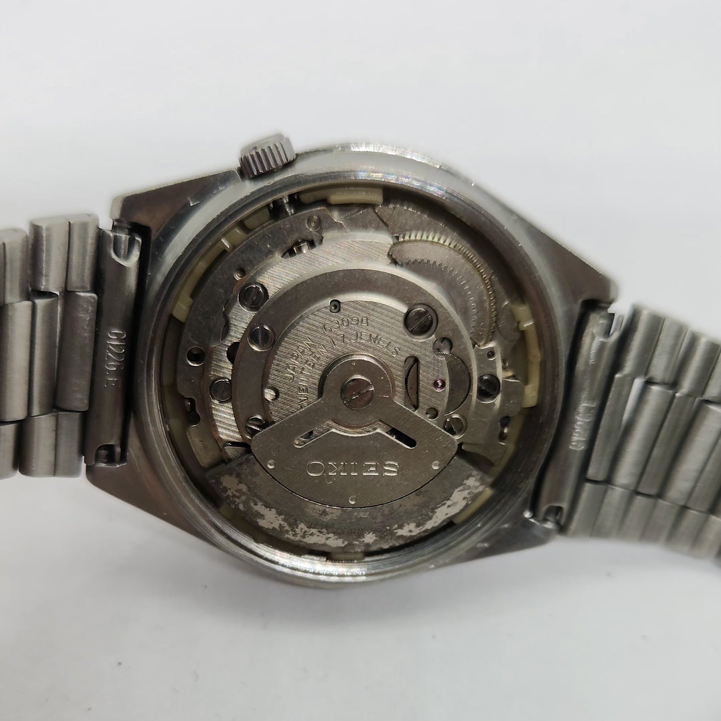 Vintage 1980 Original Seiko 5 Automatic 6309-7330 Brown face 17 Jewels Day-Date Japanese Men's Wrist Watch OG130