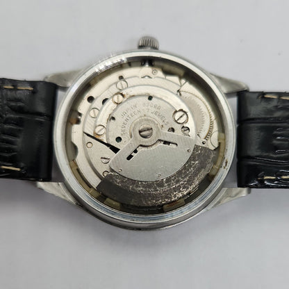 Vintage 1980 Original Seiko 5 Automatic 6309-7320 Silver face 17 Jewels Day-Date Japanese Men's Wrist Watch OG141