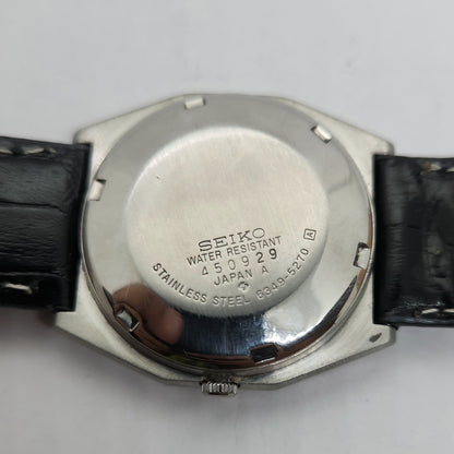 Vintage 1980 Original Seiko 5 Automatic 6349-5270 Brown face 23 Jewels Day-Date Japanese Men's Wrist Watch OG145