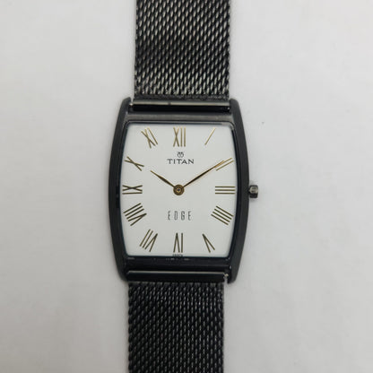 Original TITAN EDGE 1044YAB White Face 29MM Case Men's Watch OG154