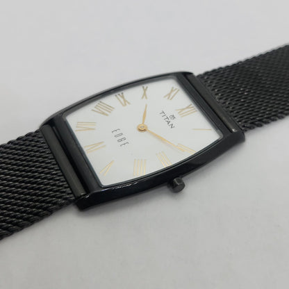 Original TITAN EDGE 1044YAB White Face 29MM Case Men's Watch OG154