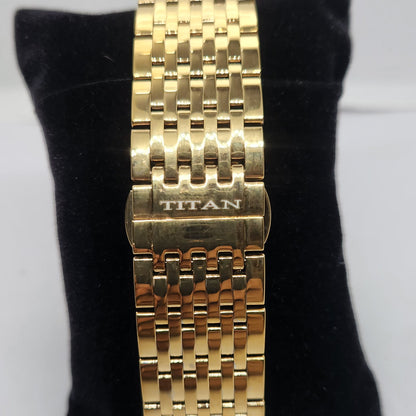 Original TITAN EDGE 1044YAB Black Face 29MM Case Men's Watch OG167