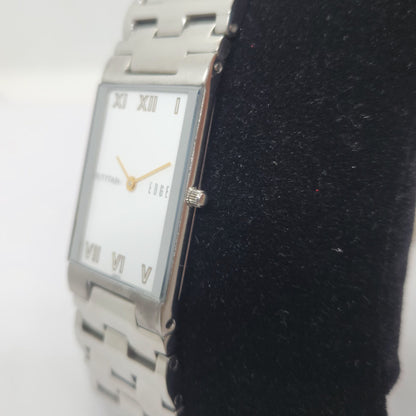 Original TITAN EDGE 1043YAB White Face 28MM Case Men's Wrist Watch OG169