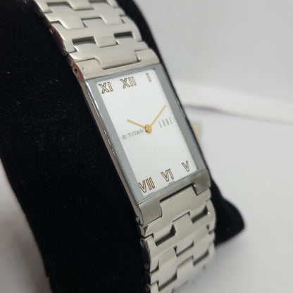 Original TITAN EDGE 1043YAB White Face 28MM Case Men's Wrist Watch OG169