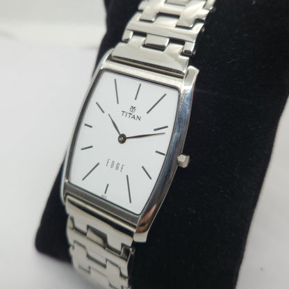 Original TITAN EDGE 1044YAB White Face 29MM Case Men's Watch OG166