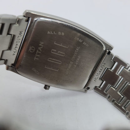 Original TITAN EDGE 1044YCB White Face 29MM Case Men's Wrist Watch OG165