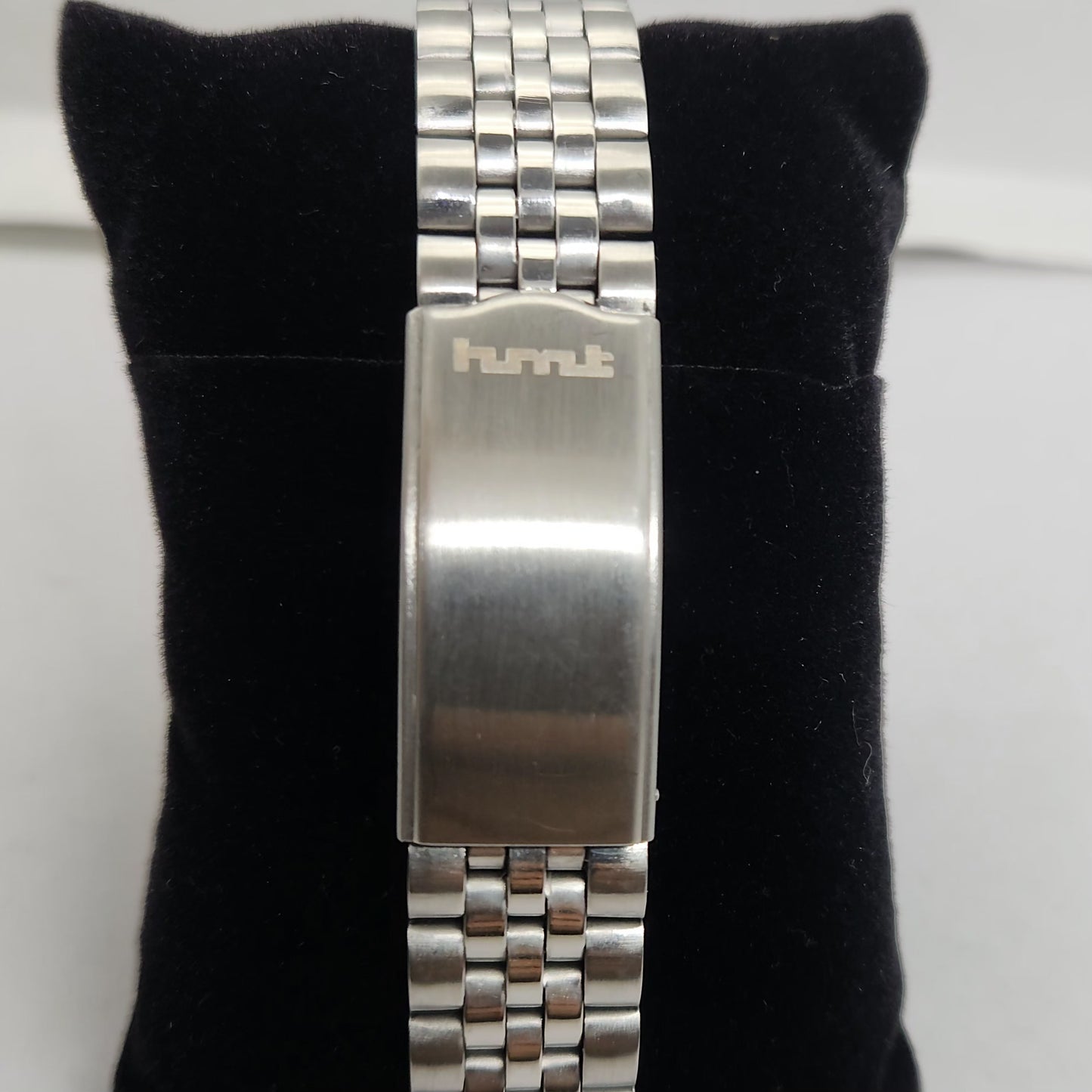Vintage Original HMT Maurya Hand Winding 17 Jewels Silver Face Jubilee Bracelet Men's Wrist Watch OG170