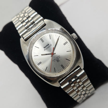 Vintage Original HMT Avinash Hand Winding 17 Jewels Silver Face Jubilee Bracelet Men's Wrist Watch OG172