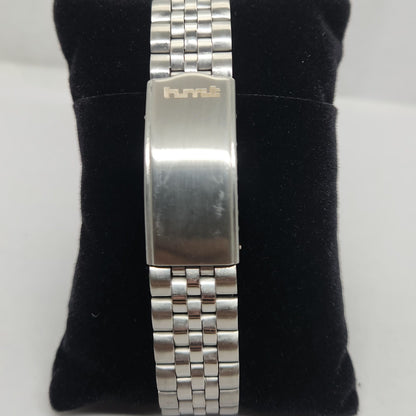 Vintage Original HMT Arjun Hand Winding 17 Jewels Black Face Jubilee Bracelet Men's Wrist Watch OG176