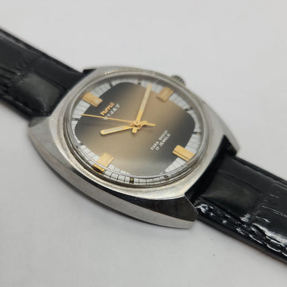 Vintage Original HMT Vijay Hand Winding 17 Jewels Brown Face Men's Wrist Watch OG183