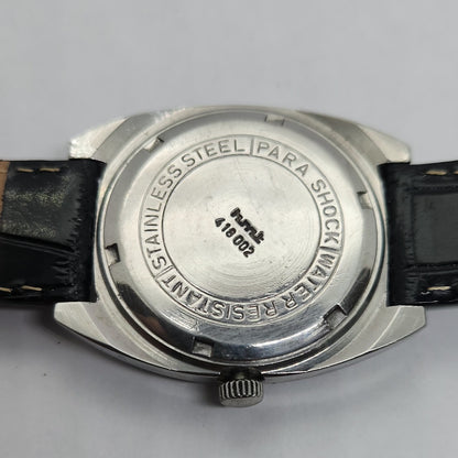 Vintage Original HMT Vijay Hand Winding 17 Jewels Brown Face Men's Wrist Watch OG183