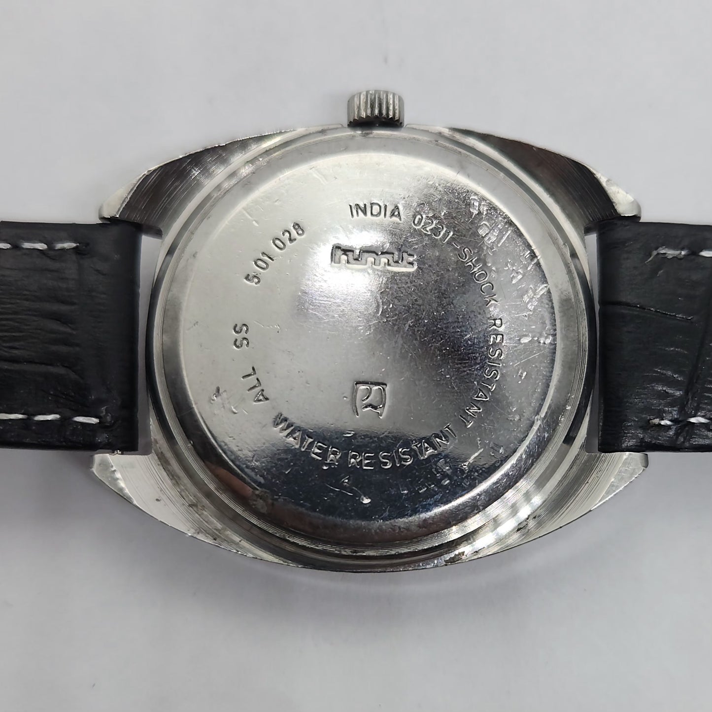 Vintage Original HMT Kohinoor Hand Winding 17 Jewels White Face Men's Wrist Watch OG192