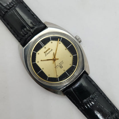 Vintage Original HMT Deepak Hand Winding 17 Jewels Golden Face Men's Wrist Watch OG193