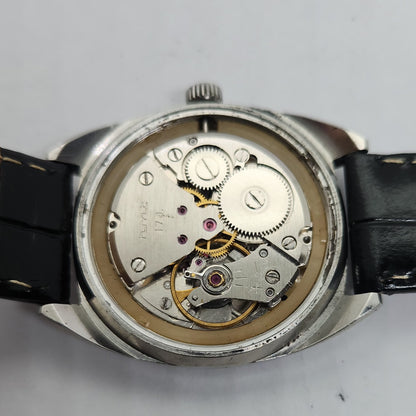 Vintage Original HMT Deepak Hand Winding 17 Jewels Golden Face Men's Wrist Watch OG193