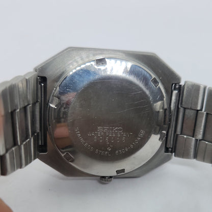 Vintage 1980 Original Seiko 5 Automatic 6309-510A Green face 17 Jewels Day-Date Japanese Men's Wrist Watch OG196