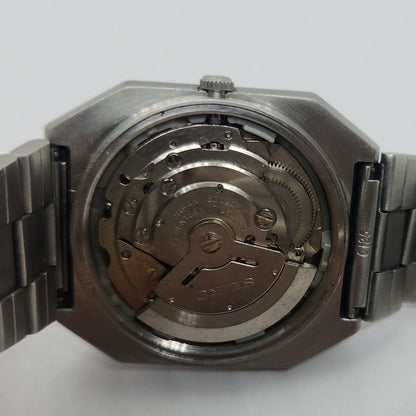 Vintage 1980 Original Seiko 5 Automatic 6309-510A Green face 17 Jewels Day-Date Japanese Men's Wrist Watch OG196