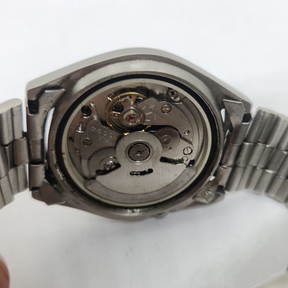 Vintage 1980 Original Seiko 5 Automatic 7009-8210 Black face 17 Jewels Day-Date Japanese Men's Wrist Watch OG198