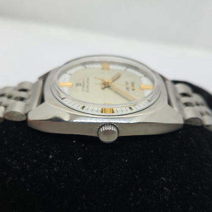 Vintage Original HMT Vijay Hand Winding 17 Jewels Silver Face Jubilee Bracelet Men's Wrist Watch OG207