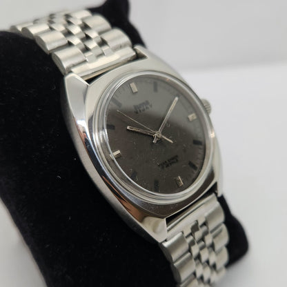 Vintage Original HMT Vijay Hand Winding 17 Jewels Silver Face Jubilee Bracelet Men's Wrist Watch OG209