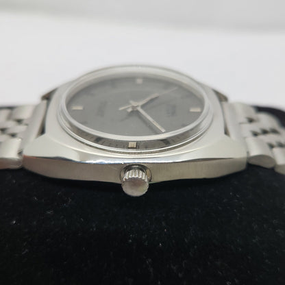Vintage Original HMT Vijay Hand Winding 17 Jewels Silver Face Jubilee Bracelet Men's Wrist Watch OG209