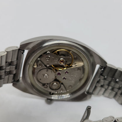 Vintage Original HMT Vijay Hand Winding 17 Jewels Silver Face Jubilee Bracelet Men's Wrist Watch OG209