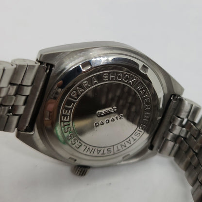 Vintage Original HMT Trisul Hand Winding 17 Jewels Black Face Jubilee Bracelet Men's Wrist Watch OG212
