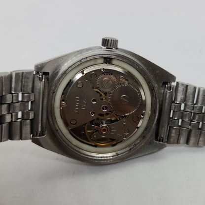 Vintage Original HMT Abhishek Hand Winding 17 Jewels brown Face Jubilee Bracelet Men's Wrist Watch OG215