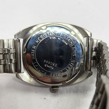 Vintage Original HMT Kohinoor Hand Winding 17 Jewels Blue Face Jubilee Bracelet Men's Wrist Watch OG220