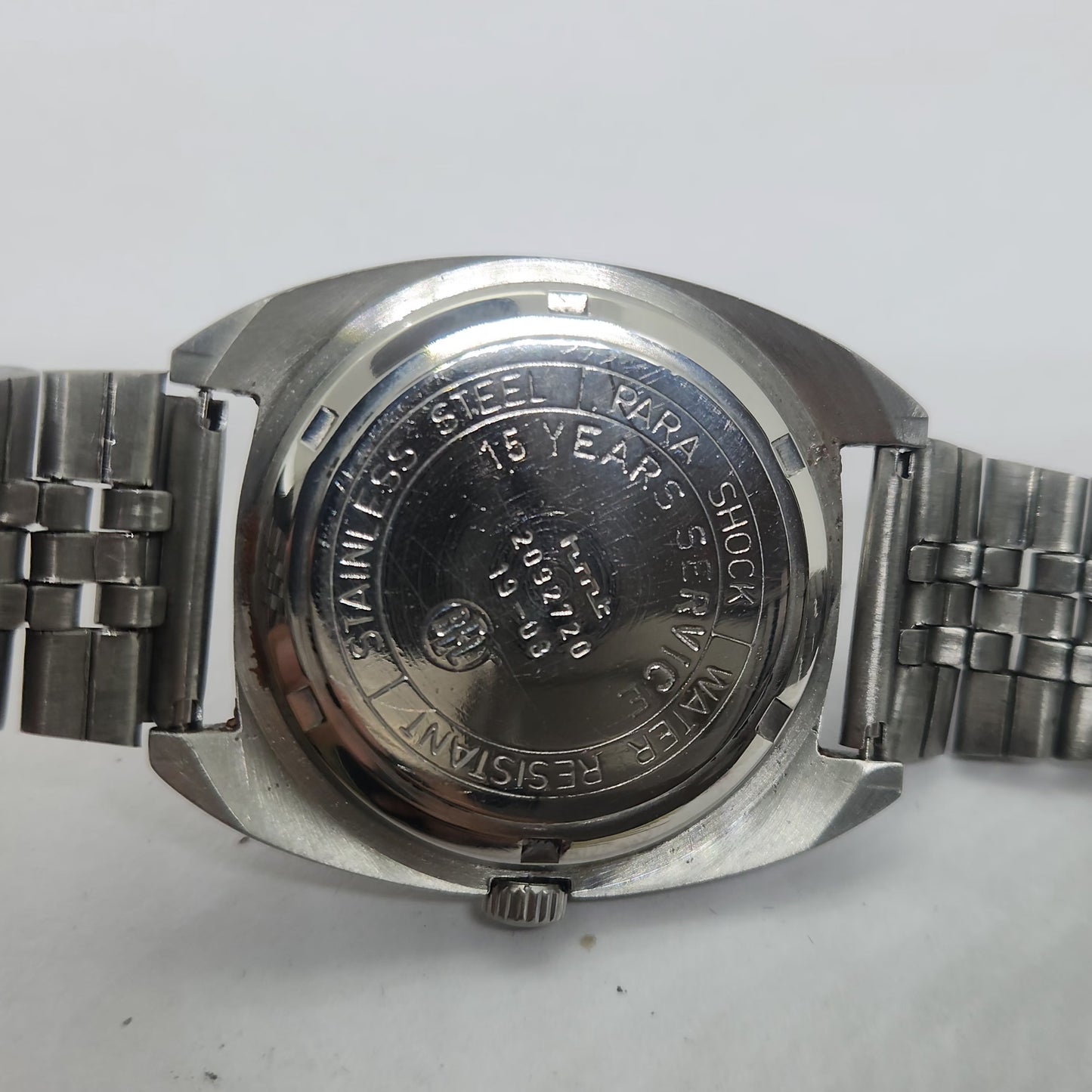 Vintage Original HMT Kohinoor Hand Winding 17 Jewels Black Face Jubilee Bracelet Men's Wrist Watch OG225