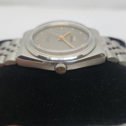 Vintage Original HMT Abhishek Hand Winding 17 Jewels Brown Face Jubilee Bracelet Men's Wrist Watch OG227