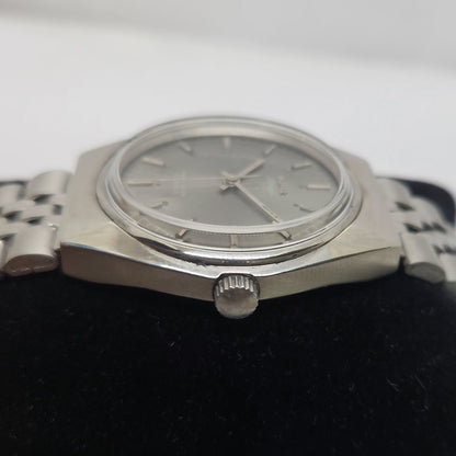 Vintage Original HMT Shreyas Hand Winding 17 Jewels Silver Face Jubilee Bracelet Men's Wrist Watch OG228