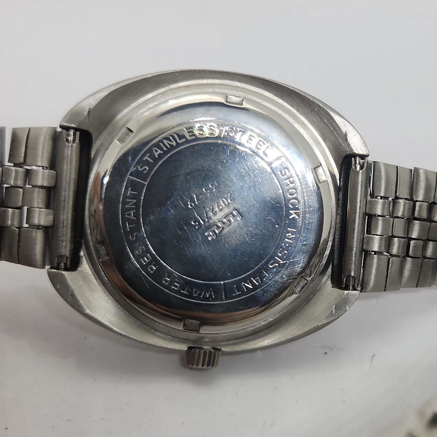 Vintage Original HMT Kohinoor Hand Winding 17 Jewels Silver Face Jubilee Bracelet Men's Wrist Watch OG230