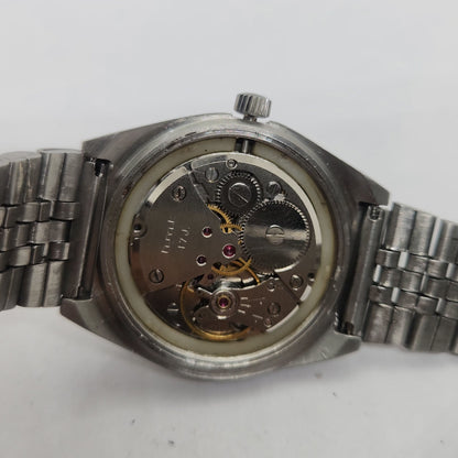Vintage Original HMT Tareeq Hand Winding 17 Jewels Black Face Jubilee Bracelet Men's Wrist Watch OG231