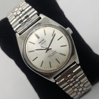 Vintage Original HMT Kohinoor Hand Winding 17 Jewels Silver Face Jubilee Bracelet Men's Wrist Watch OG232