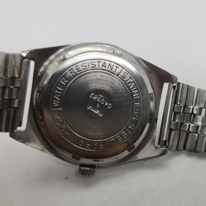 Vintage Original HMT Kohinoor Hand Winding 17 Jewels Silver Face Jubilee Bracelet Men's Wrist Watch OG232
