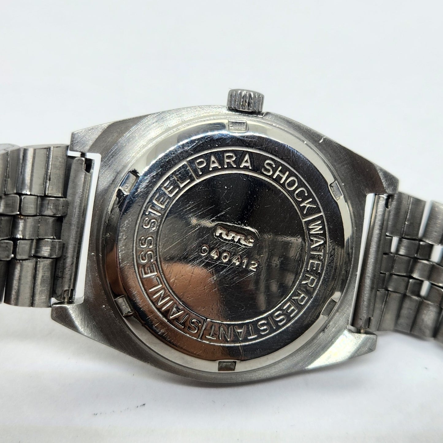 Vintage Original HMT AvinashHand Winding 17 Jewels Silver Face Jubilee Bracelet Men's Wrist Watch OG236
