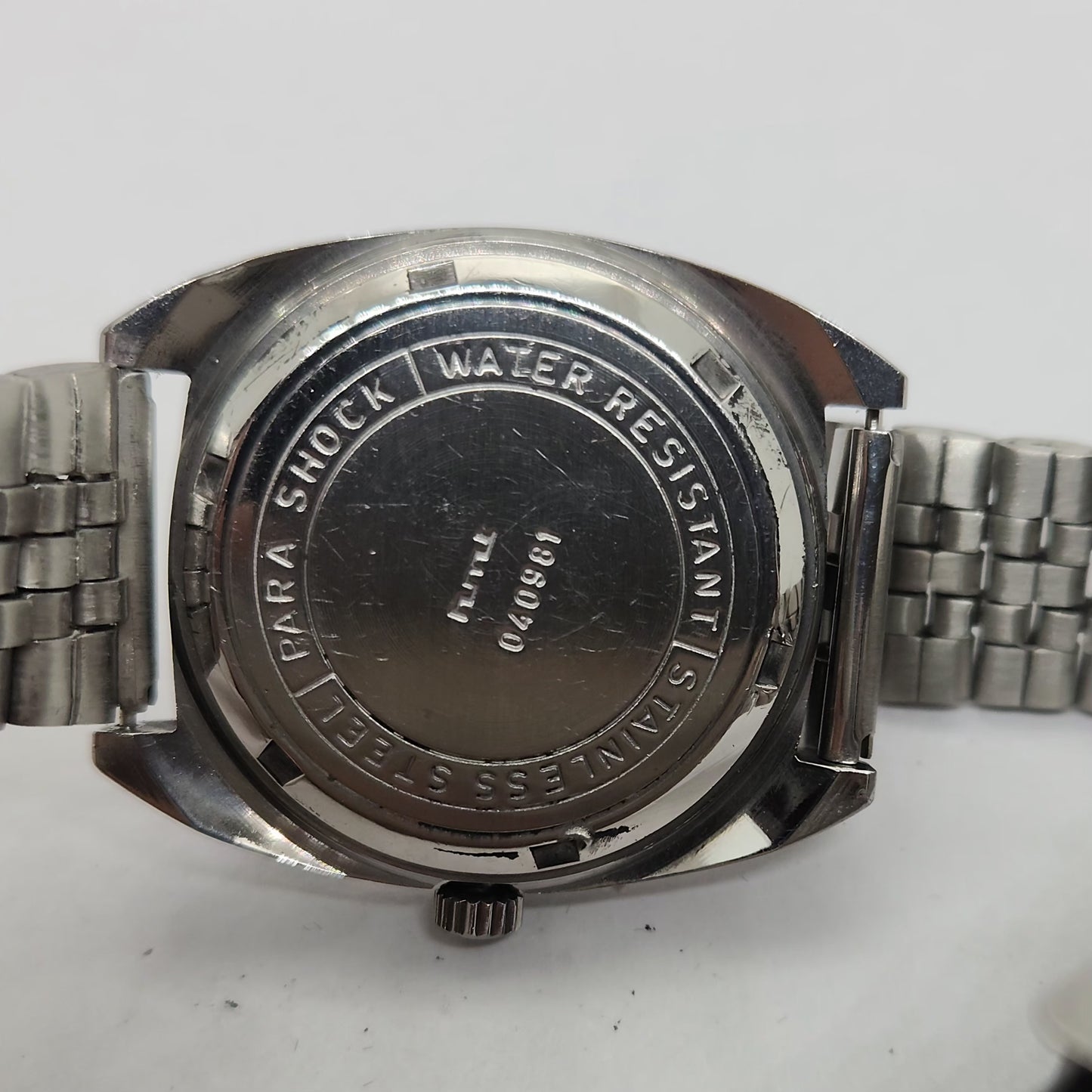 Vintage Original HMT Avinash Hand Winding 17 Jewels Black Face Jubilee Bracelet Men's Wrist Watch OG240