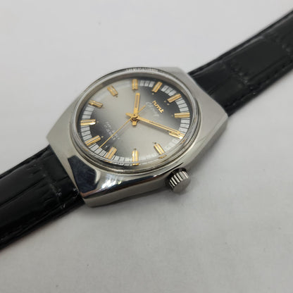 Vintage Original HMT Chirag Hand Winding 17 Jewels Grey Face Men's Wrist Watch OG241