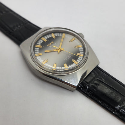Vintage Original HMT Chirag Hand Winding 17 Jewels Grey Face Men's Wrist Watch OG241