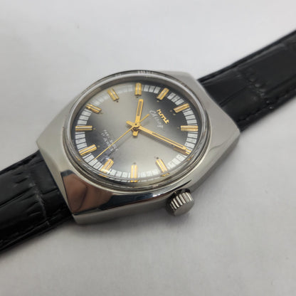 Vintage Original HMT Chirag Hand Winding 17 Jewels Grey Face Men's Wrist Watch OG241