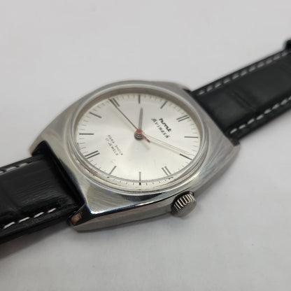 Vintage Original HMT Avinash Hand Winding 17 Jewels Silver Face Men's Wrist Watch OG242