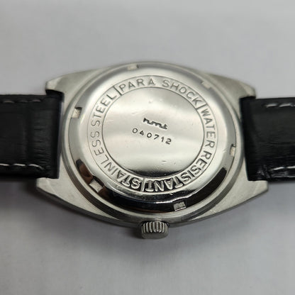 Vintage Original HMT Avinash Hand Winding 17 Jewels Silver Face Men's Wrist Watch OG242