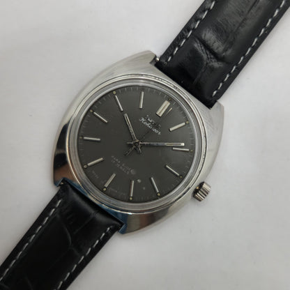 Vintage Original HMT Kohinoor Hand Winding 17 Jewels Black Face Men's Wrist Watch OG245