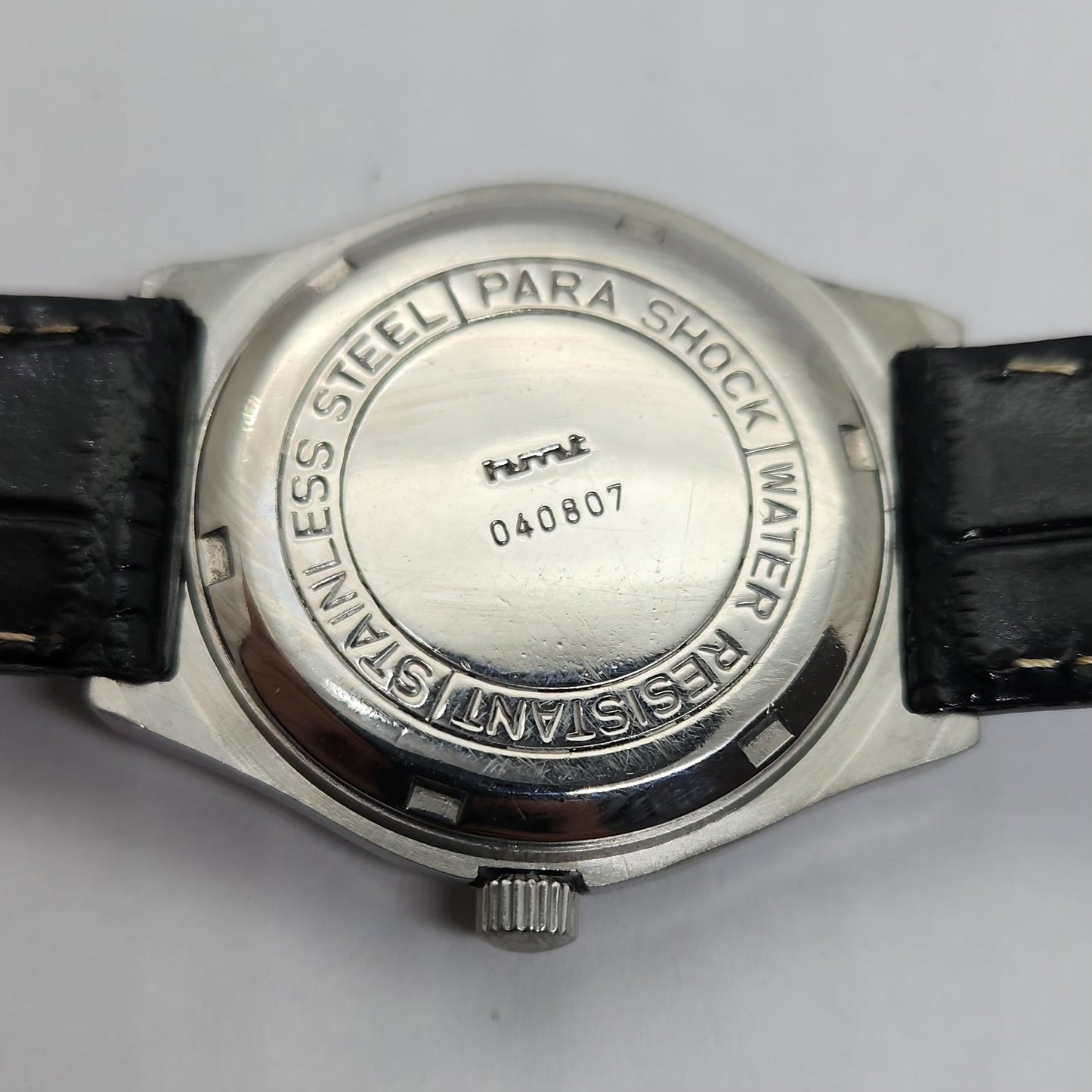 Vintage Original HMT Sarathi Hand Winding 17 Jewels Gold Face Men's Wrist Watch OG246