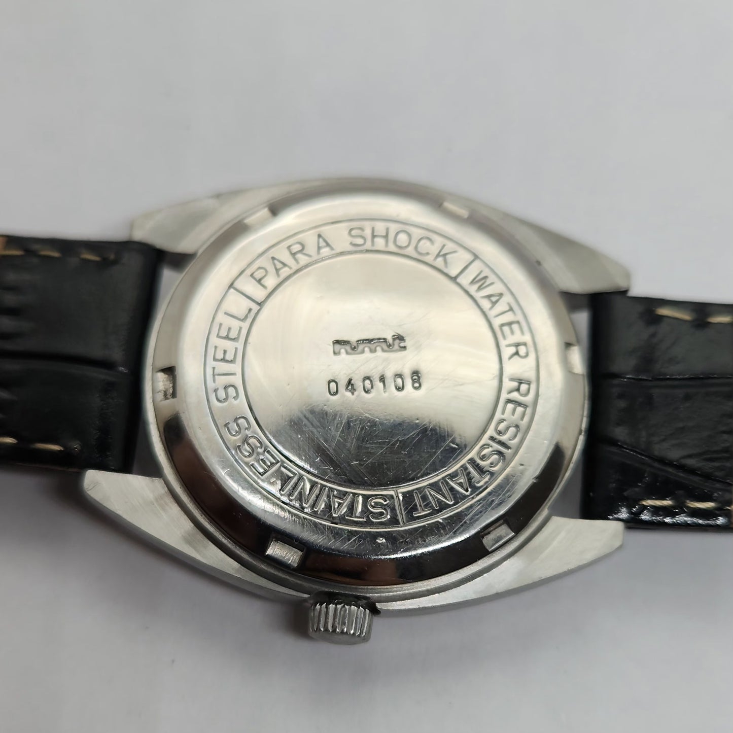 Vintage Original HMT Janata Hand Winding 17 Jewels Silver Face Men's Wrist Watch OG247